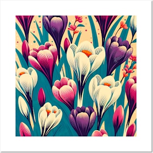 Crocus Flower Posters and Art